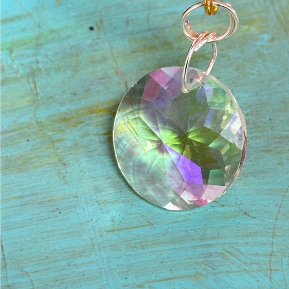 Crystal prism Rainbow Glass Purse Charm Suncatcher Handbag window Ornament decor - Picture 7 of 11